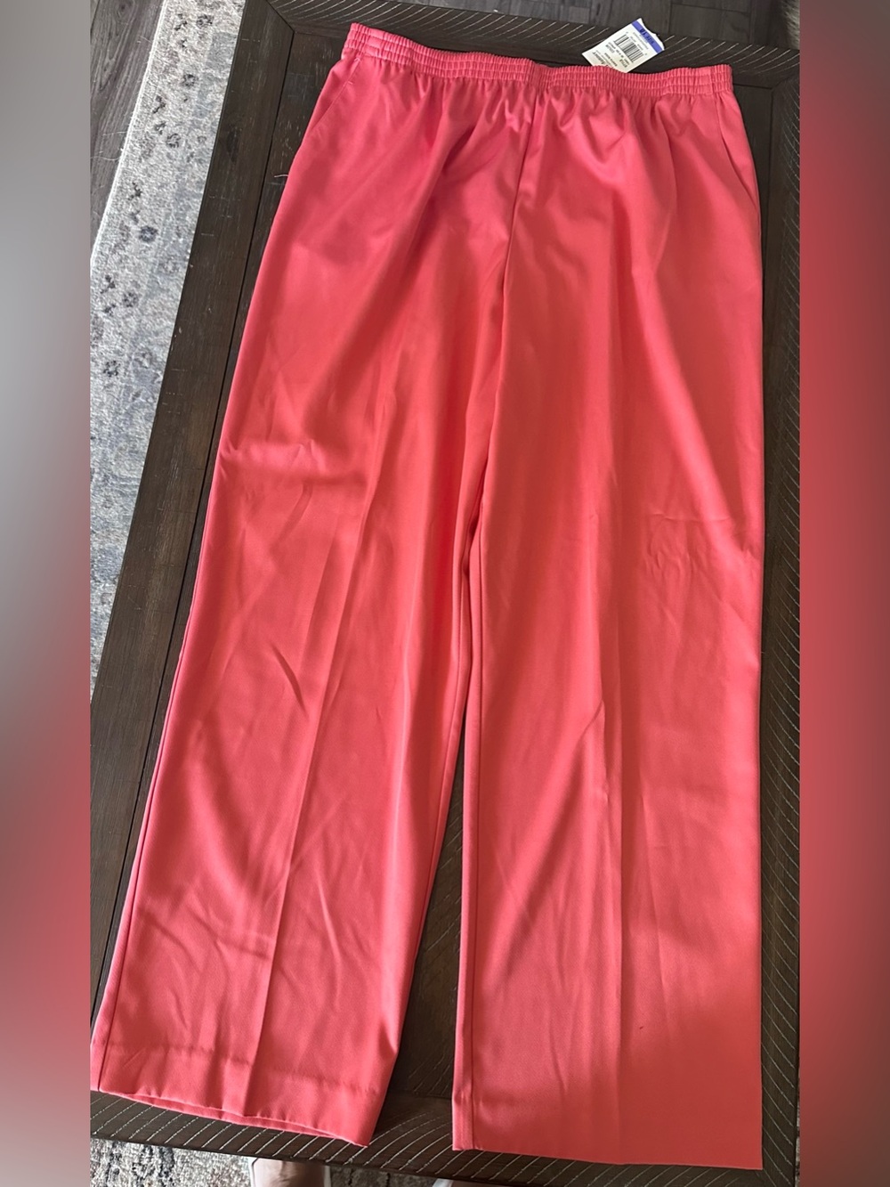 NWT Alfred Dunner Apricot Pull-On Elastic Waist Women’s Pants